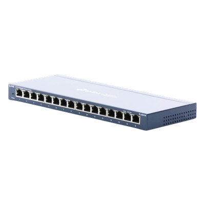Switch Gigabit no administrable de 16 puertos 10/100/1000 Mbps para escritorio - Imagen 7