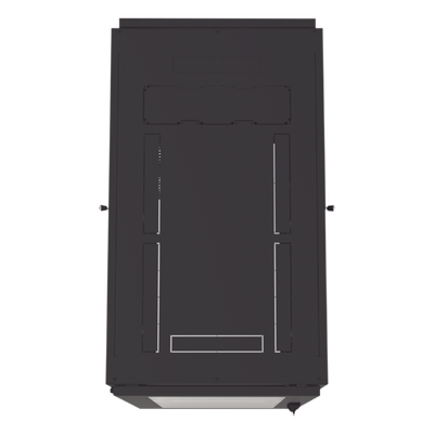 Gabinete Profesional para Telecomunicaciones de 24UR, 600 mm de Ancho x 1000 mm de Profundidad, Se envía el Gabinete Armado. - Imagen 10