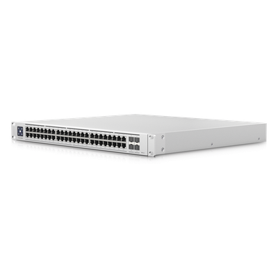 UniFi Switch Enterprise administrable capa 3, 48 puertos 2.5GbE RJ45 POE+, 4 puertos 10G SFP+, 720W, con pantalla táctil de 1.3" - Imagen 4