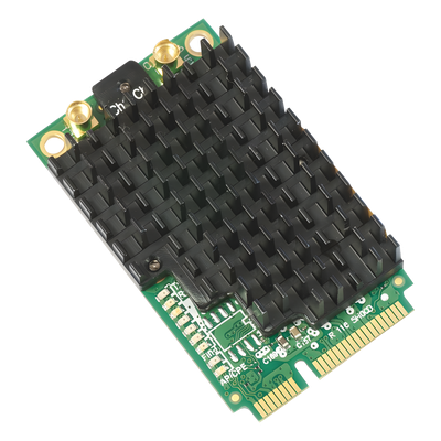 Tarjeta  Mini-PCI-Express inalámbrica de doble canal  en 5GHz a/n/ac, Hasta 27dBm de potencia.