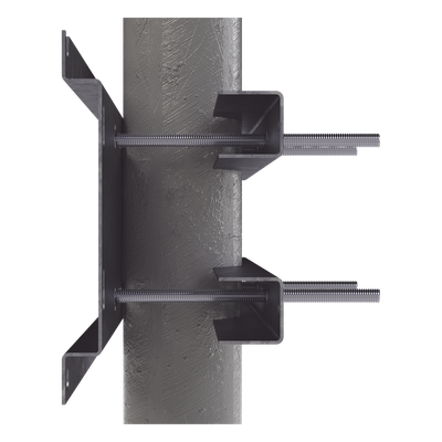 Herraje para Fijación a Pared, Torre o Poste compatible con LP-FORTE-09U-R3. - Imagen 4