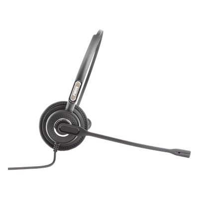 Diadema monoaural con tecnología antishock para teléfonos IP FANVIL y Polycom con micrófono de cancelación de ruido, larga durabilidad - Imagen 3