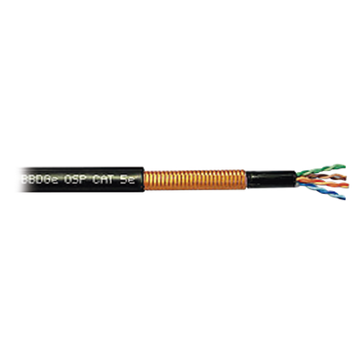 WB3176A Carrete de cable de cobre UTP CAT5E blindado para exterior, 100 metros, recomendado para enlaces inalámbricos