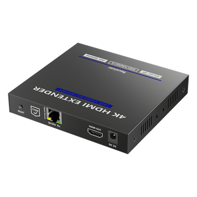 Receptor Compatible para Kits TT592 | Resolución 4K@60Hz | Cat 5e/6 | Distancia de 100 m | IPCOLOR | Control IR | Cero Latencia | Compatible con Switch Gigabit. - Imagen 3