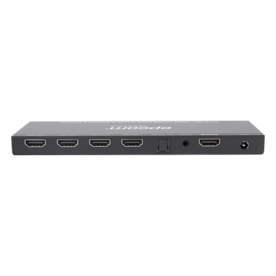 Splitter HDMI 1x4 | 1 Entrada a 4 salidas (Simultaneas) | 4K@60Hz | Extractor de Audio | Down Scaler | HDR 4:4:4 | EDID | 18Gbps - Imagen 9