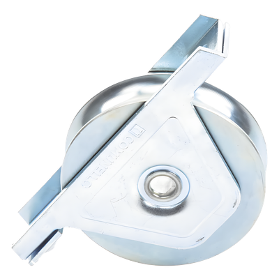 338 - Rueda de 10 cm / Capacidad Para Puertas de Hasta 380 kg / Canal Tipo "U" - Imagen 5