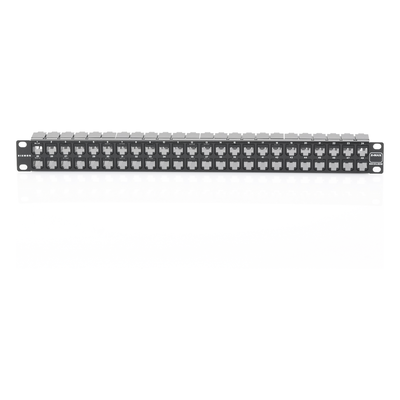 Patch Panel Z-Max de 48 Puertos, Blindado, Precargado con Jacks Categoría 6A, Plano, 1UR - Imagen 3
