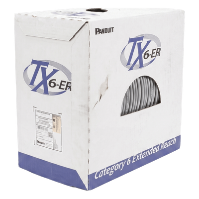 Bobina de Cable UTP de 4 Pares, Cat6 de Rango Extendido, 22 AWG, CMR (Riser), Color Gris, 305 m - Imagen 4