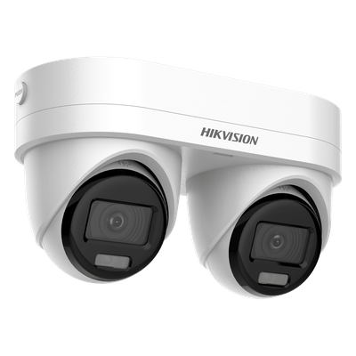 PanoVu Series / Lente Dual de 4 Megapixel / 2 Lentes Fijos de 2.8 mm / Recomendado para Pasillos o Esquinas / IP67 / IK10 / PoE / WDR 120 dB / Dual Light (30 mts IR + 30 Mts Luz Blanca) / Micrófono y Bocina Integrada / Micro SD / ACUSEEK - Imagen 4