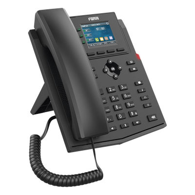Teléfono IP Wi-Fi empresarial para 4 líneas SIP con pantalla LCD de 2.4 pulgadas a color, Opus y conferencia de 3 vías, PoE. - Imagen 4