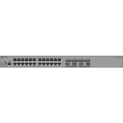 Switch de Acceso Capa 3 / 24 Puertos Gigabit PoE+ / 4 Puertos SFP 2.5GE / 370W PoE / VSU / OSPF / RIP / Protección contra Sobretensiones 10kV / Ventilador Fijo / Línea Cybrey - Imagen 3