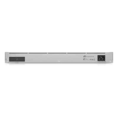 UniFi Switch Empresarial Capa 3 de 24 puertos PoE 802.3af/at (12 puertos 2.5G y 12 puertos 1G) + 2 puertos 1/10G SFP+, 400W, pantalla informativa - Imagen 3