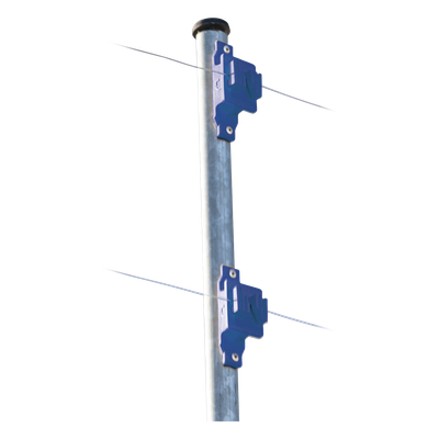 Aislador de Paso Azul Reforzado para Cercos Eléctricos / Aislamiento hasta 18 kV / Resistente a Clima Extremo / Polipropileno y Policarbonato - Imagen 3