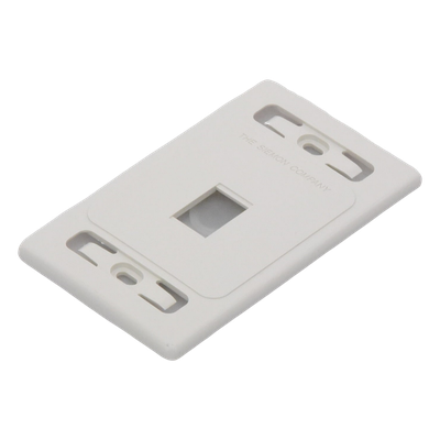 Placa de Pared Modular MAX, de 1 Salida, Color Blanco - Imagen 3
