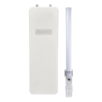 Super Kit WiFi Omnidireccional en 2.4 GHz para WISP, Hasta 300 m de Cobertura, El Kit Incluye Punto de Acceso C1XN+ y Antena Omnidireccional  de 10 dBi, Administración en Nube Gratis con INSIGHTS