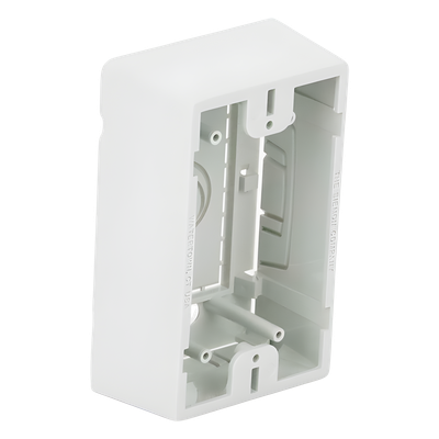 Caja de Montaje Superficial, Para Placas de Pared (Face Plates), Color Blanco - Imagen 3