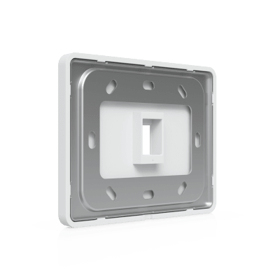 Placa de Pared Horizontal Universal para Keystone de 1 Puerto con Cubierta Pintable, Acabado Personalizable, Paquete con 4 Piezas - Imagen 5