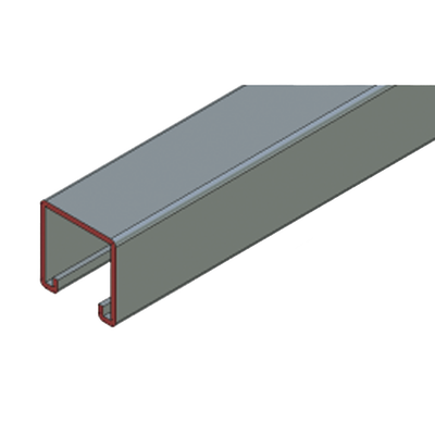 Herraje Cople Para Unicanal 4 X 4 cm de 4 Perforaciones. - Imagen 3