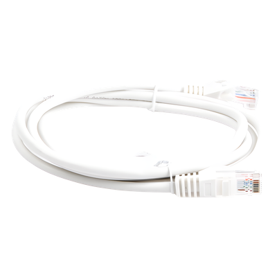 Cable de Parcheo UTP Cat5e - 3 Metros (9.84 Pies) - Blanco - Imagen 3