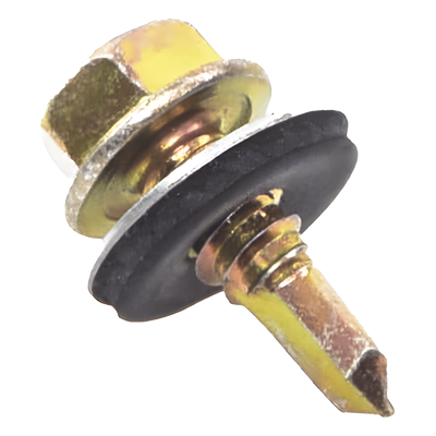 Tornillo Punta Broca Sello Montado 6.4 X 25 mm (1/4" X 1") Caj. C/100pz.