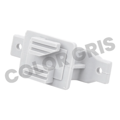 Aislador de Paso Gris Reforzado para Cercos Eléctricos / Aislamiento hasta 18 kV / Resistente a Clima Extremo / Polipropileno y Policarbonato