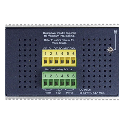 Switch Industrial Administrable Capa 3, 8 Puertos Gigabit PoE 802.3bt+, 2 Puertos 1 G / 2.5 G SFP+ - Imagen 4