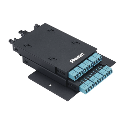 Soporte Para 2 Casetes HD Flex de 6 Puertos Duplex, Para Uso con Gabinetes de Zona, Color Negro - Imagen 4