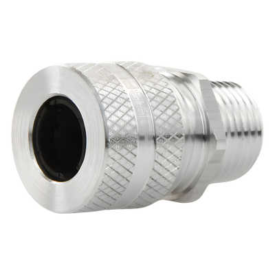 Conector de cable, de aluminio macho recto, .50 - .63 ", 1/2". - Imagen 4