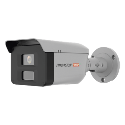 Bala IP 4 Megapixel / Lente 2.8 mm / Polimero Anticorrosivo (Ideal para Zonas Costeras o Alta Salinidad) / ColorVu / 40 Metros Luz Blanca / WDR 120 dB / Exterior IP68 / ONVIF / C5-M / NEMA 4X