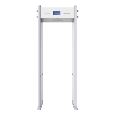 Arco Detector de Metales de 18 Zonas con Pantalla LCD de 7" / Conteo de personas y Alarmas / Ajuste de Sensibilidad e Interferencias / Mejora Anti-Interferencia