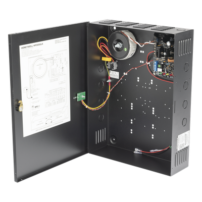 Fuente de poder conmutable 12/24 Vcd a 2.5 A con cargador de batería, gabinete metálico, para control de acceso, incendio y robo - Imagen 5