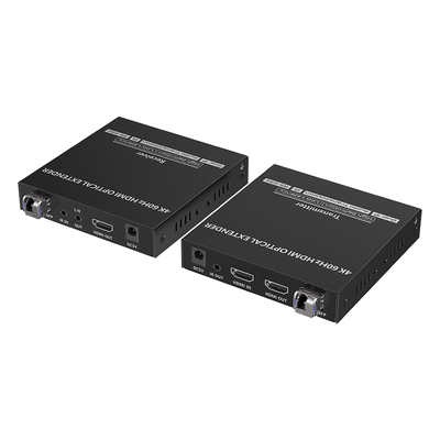 Kit extensor por fibra óptica | Hasta 40 kilómetros| 4K@60Hz | con IR | RS232 - Imagen 4