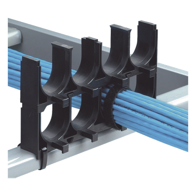 Espaciador de Cables de Nylon 6.6, Con 4 Espacios de 1.25 in (31.8 mm) de Diámetro, Color Negro, 1 Pieza - Imagen 6
