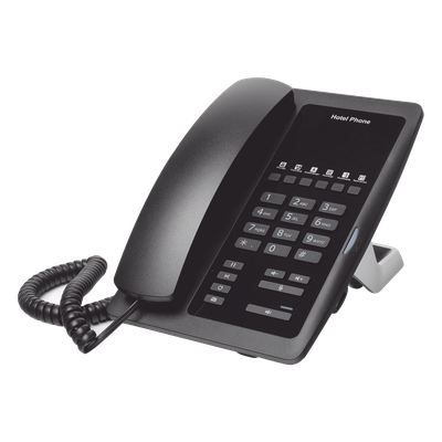 Teléfono IP para Hotelería, profesional con 6 teclas programables para servicio rápido (Hotline), plantilla personalizable con PoE - Imagen 6