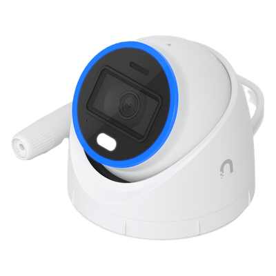 Cámara UniFi Protect Turret AI blanca / 4K(8MP) / Ángulo ultra-ancho 109.9 / Visión Nocturna IR 40 m / AI Avanzado: Reconocimiento de Rostros y Matrículas / LED para color en la noche / Micrófono 2 vías / ranura M - Imagen 5