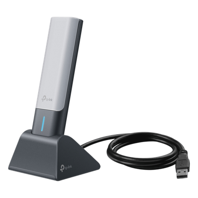 Adaptador USB Wireless Wi-Fi 6 / AX3000 (2402 Mbps + 574 Mbps) / Antenas de Alta Ganancia / USB 3.0 / Baja Latencia Gaming / WPA3 / Cuna Desmontable con Cable 1.2 m (3.9 ft) - Imagen 3