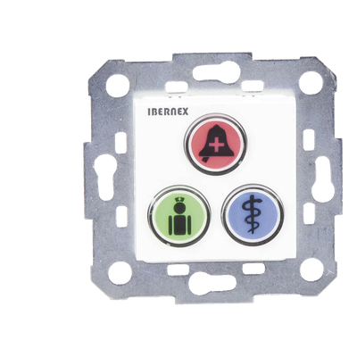 Modulo de 3 Botones iluminados para habitación de Hospital / Alarma / Cancelar y Código Azul / BUS RS485 / Compatible con NX0019/B, NX1021 Y NX0015 - Imagen 5