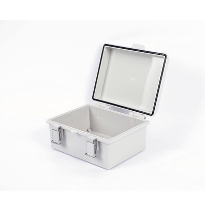 Gabinete de Plástico ABS, Uso en Intemperie IP66 (170 x 220 x 110 mm) Cierre por broche Inoxidable y Permite Cerrado con Candado y Llave (Perno 5mm) No Incluido - Imagen 6