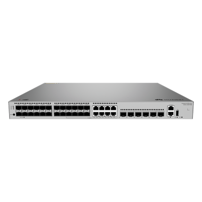 Switch Empresarial Core Gigabit Administrable Capa 3 / 24 puertos 1GE SFP ( Combo con 8 Puertos 10/100/1000 Mbps) / 4 Puertos 10GE SFP+ Uplink / 2 Puertos 10GE SFP+ (Stack) / ERPS / Ruteo Dinámico (RIP, OSPF, IS-IS y BGP) / iStack / Administraci& - Imagen 3