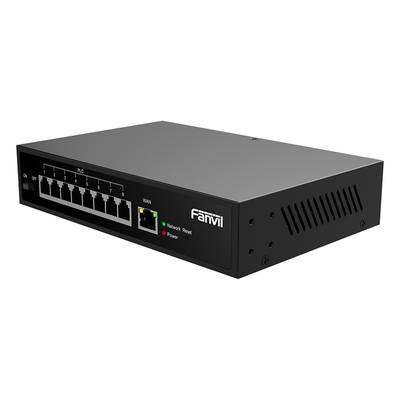 Switch PoE de 2 Hilos para telefonos Fanvil X303-2 , 8 puertos RJ11 - Imagen 4