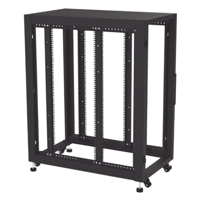 Gabinete Profesional para Telecomunicaciones de 24UR, 600 mm de Ancho x 1000 mm de Profundidad, Se envía el Gabinete Armado. - Imagen 9