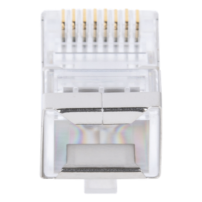 Bote con 100 Plugs Pass Through RJ45 Cat6 Blindado Chapado de Oro a 30 Micras para Durabilidad Extrema - Imagen 6