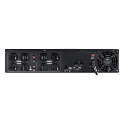 UPS de 1500 VA/1050 W, Topología Línea Interactiva, Entrada 120 Vca NEMA 5-15P, Onda Senoidal Pura, Torre o Rack 2 UR, Con 8 Tomas NEMA 5-15R - Imagen 5