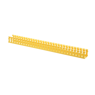 Canaleta Ranurada de PVC sin Tapa, Tipo H (Tapa Abisagrada), 2 in de Ancho, 2 in de Alto y 3048 mm de Largo, Color Amarillo - Imagen 5