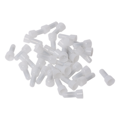 Terminales Tipo Campana / 250 Piezas / Calibre 14-22 AWG / Aislamiento PVC / Empalme Final