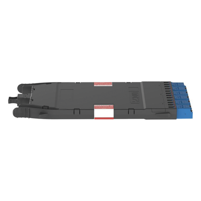 Cassette HD Flex Para 12 Fibras Monomodo OS2, de MPO a 6 Conectores LC Duplex, Color Azul - Imagen 5