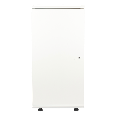 Gabinete Rack 24 Unidades / 19 Pulgadas / Puerta de Cristal / Piso / Acero Calibres 16-18-20 / 750 Kg Carga / 600x605x1190 mm (23.6x23.8x46.9 in) / Vidrio con Cerradura, Niveladores Incluidos - Imagen 7