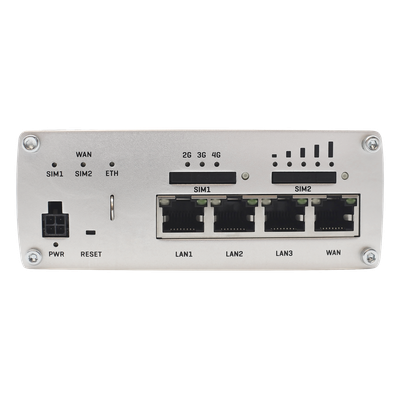 Router Industrial LTE 4.5G Cat 6 / 300 Mbps / 4 Puertos Gigabit / Doble SIM / GNSS / PoE / -40°C a 75°C - Imagen 6