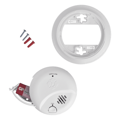 Detector de Humo Autónomo, No Requiere Panel, Con Botón para Silenciar, Sensor por Ionización - Imagen 5