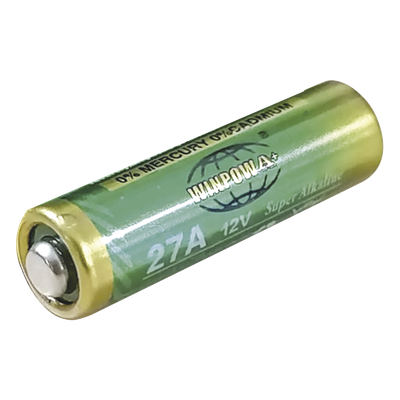 Bateria Alcalina / No Recargable / Tamaño 27 A / 12 V / Uso en Controles Remotos, Juguetes, Linternas, Timbres y Otros, Venta por Pieza.